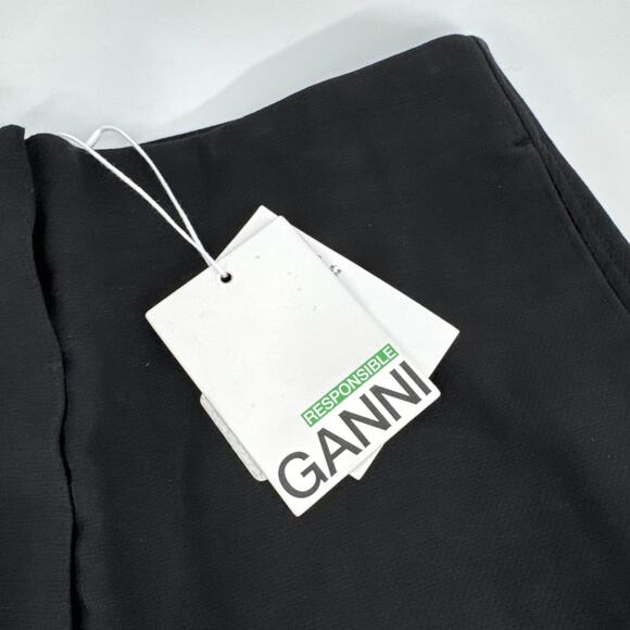 Ganni Cropped Wide-leg Suiting Pants 34 \ US 2 - Picture 4 of 10